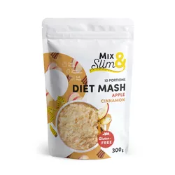 Mix & Slim Dietní kaše jablko a skořice 300g (10 porcí)